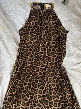 Michael KorsLeopard Print Women's tank Dress